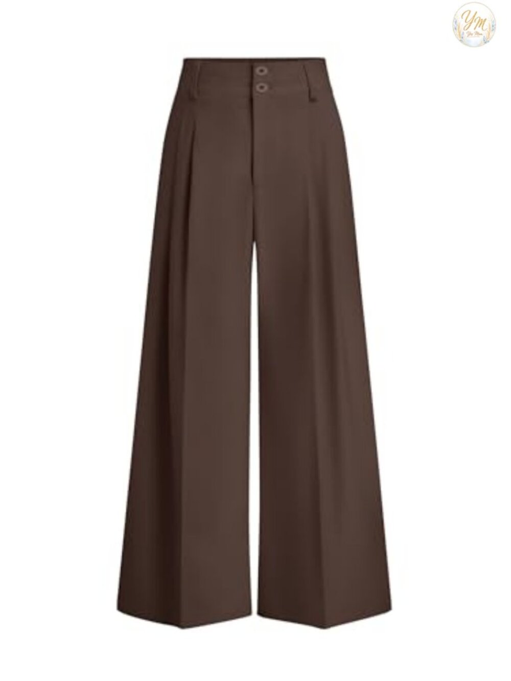 Women's High Waisted Wide Leg Pleated Dress Pants Palazzo Trousers